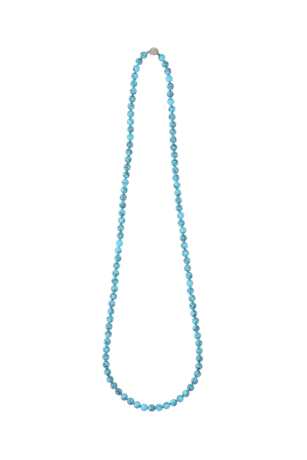 Needles Turquoise Necklace - Blue