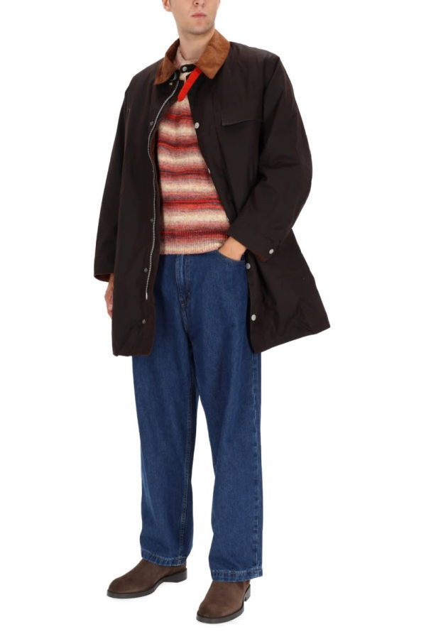 PAUL SMITH Waxed Cotton Jacket - Brown