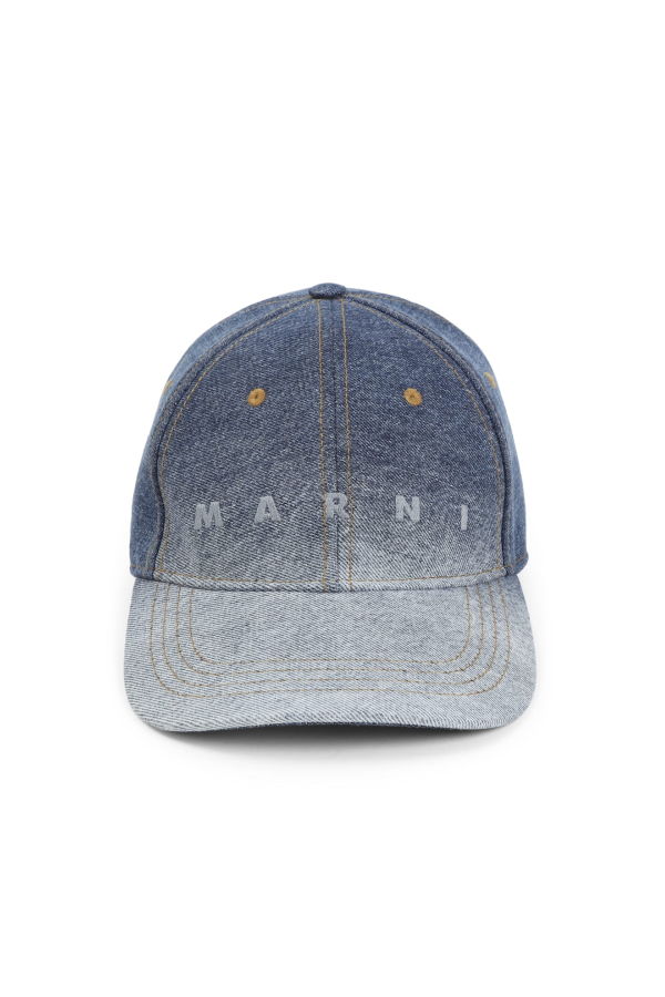Marni Cotton Baseball Hat - Ultramarine