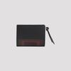 LOEWE Compact Albers Wallet - Black Burgundy - Thumbnail 4