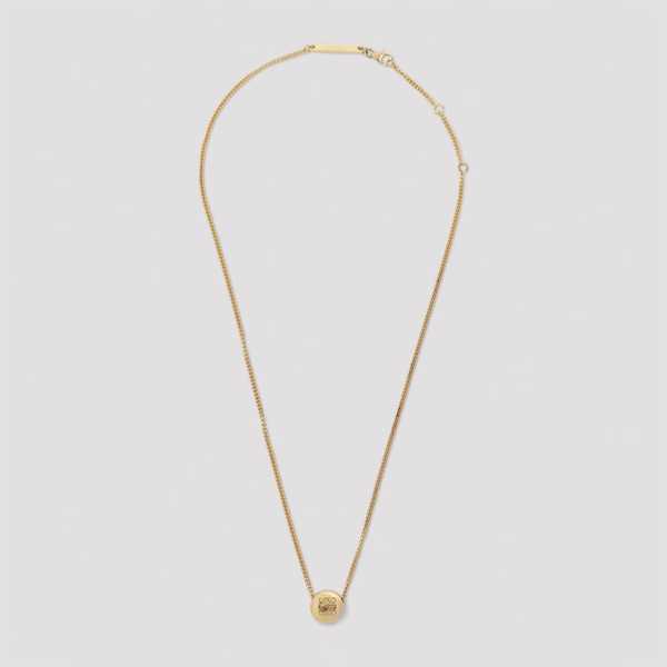 LOEWE Pebble Pendant Necklace - Gold