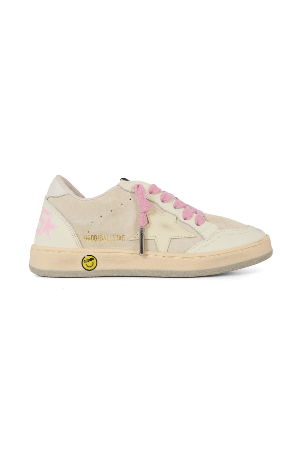 KIDS Golden Goose Grey Ball Star Trainers - Grey