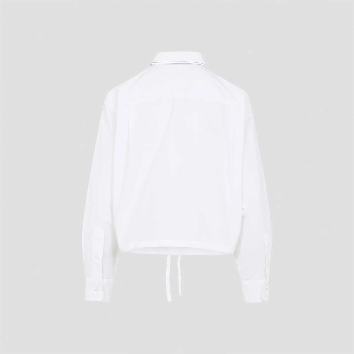 Marni Cotton Shirt - Lily White - Image 4 of 5