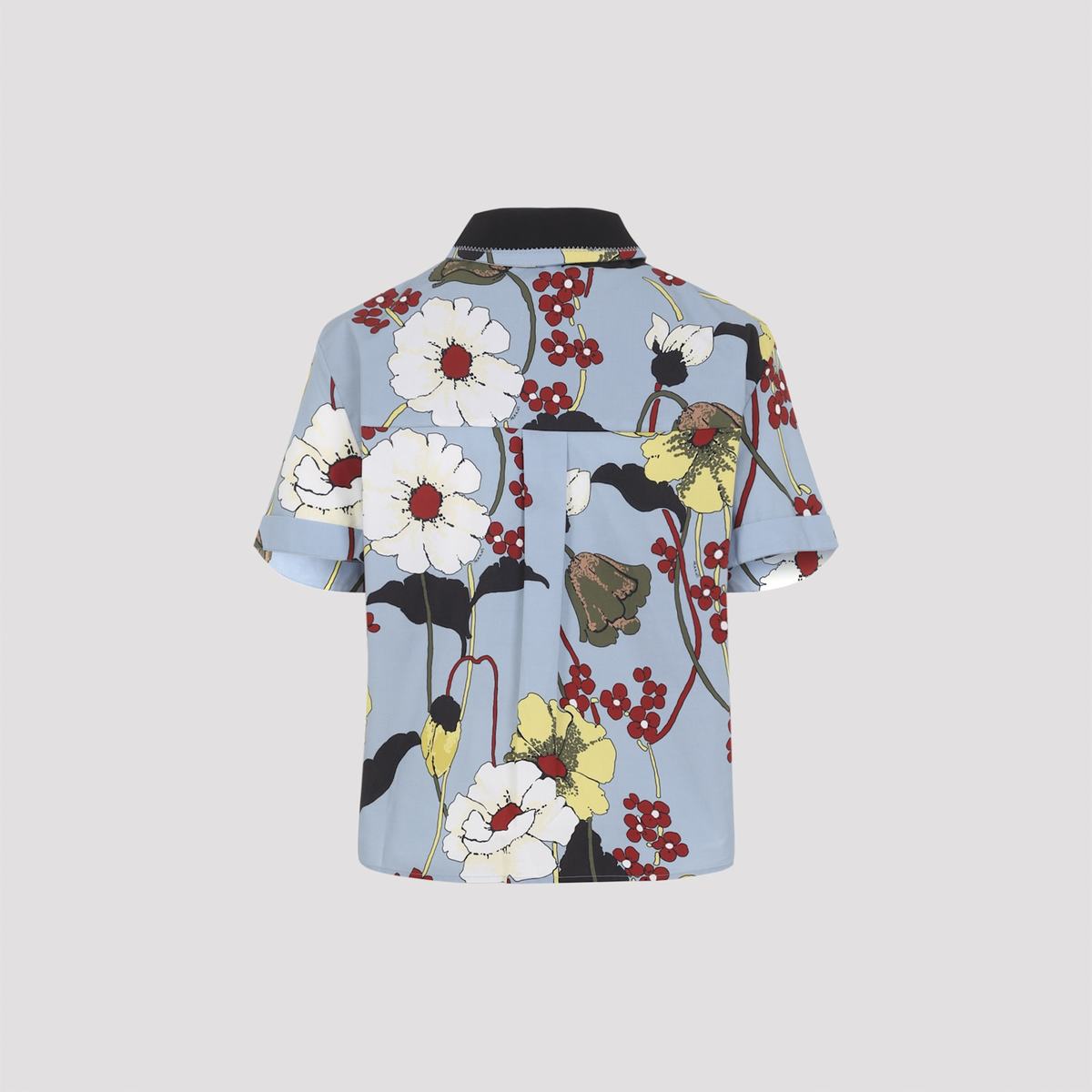 Marni Cotton Shirt - Sky - Image 4 of 5