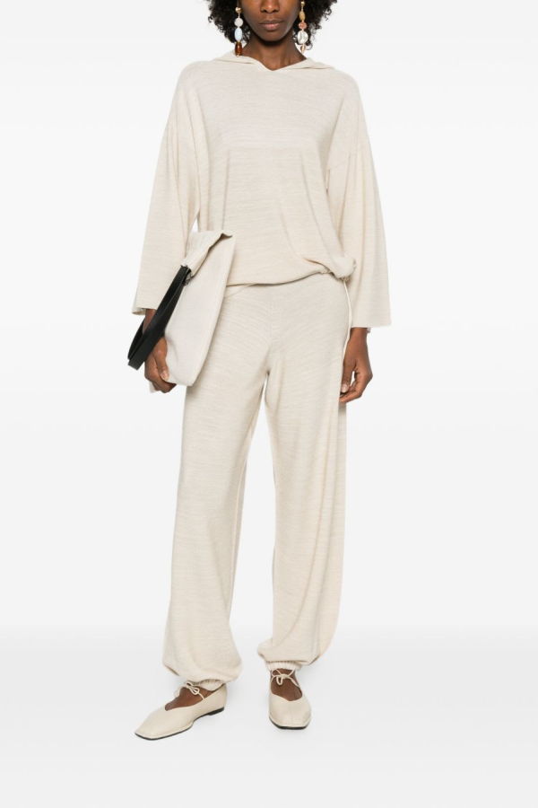 Fabiana Filippi Wool And Cotton Trousers - Ivory