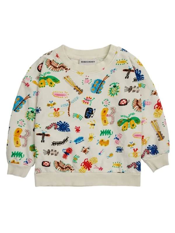 KIDS Bobo Choses Babies Unisex Sweatshirt - White