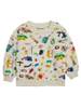 KIDS Bobo Choses Babies Unisex Sweatshirt - White - Thumbnail 1