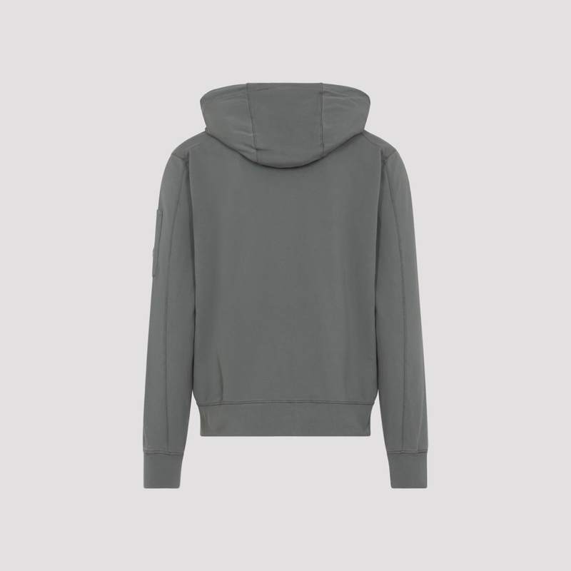 C.P. Company Zip Lens Hoodie - Gunmetal