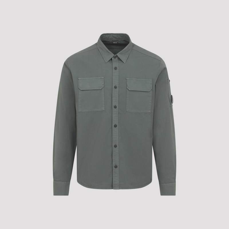 C.P. Company Organic Gabardine Shirt - Laurel Wreath
