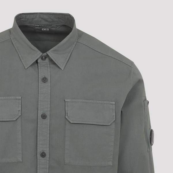 C.P. Company Organic Gabardine Shirt - Laurel Wreath
