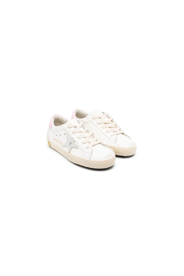 KIDS Golden Goose Shoe Sneakers - White/Pink