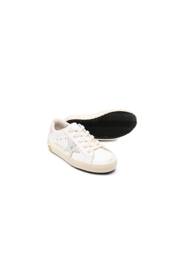 KIDS Golden Goose Shoe Sneakers - White/Pink
