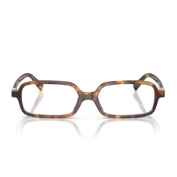MIU MIU 0MU 01YV Miu Regard 14L1O1 Glasses - Havana