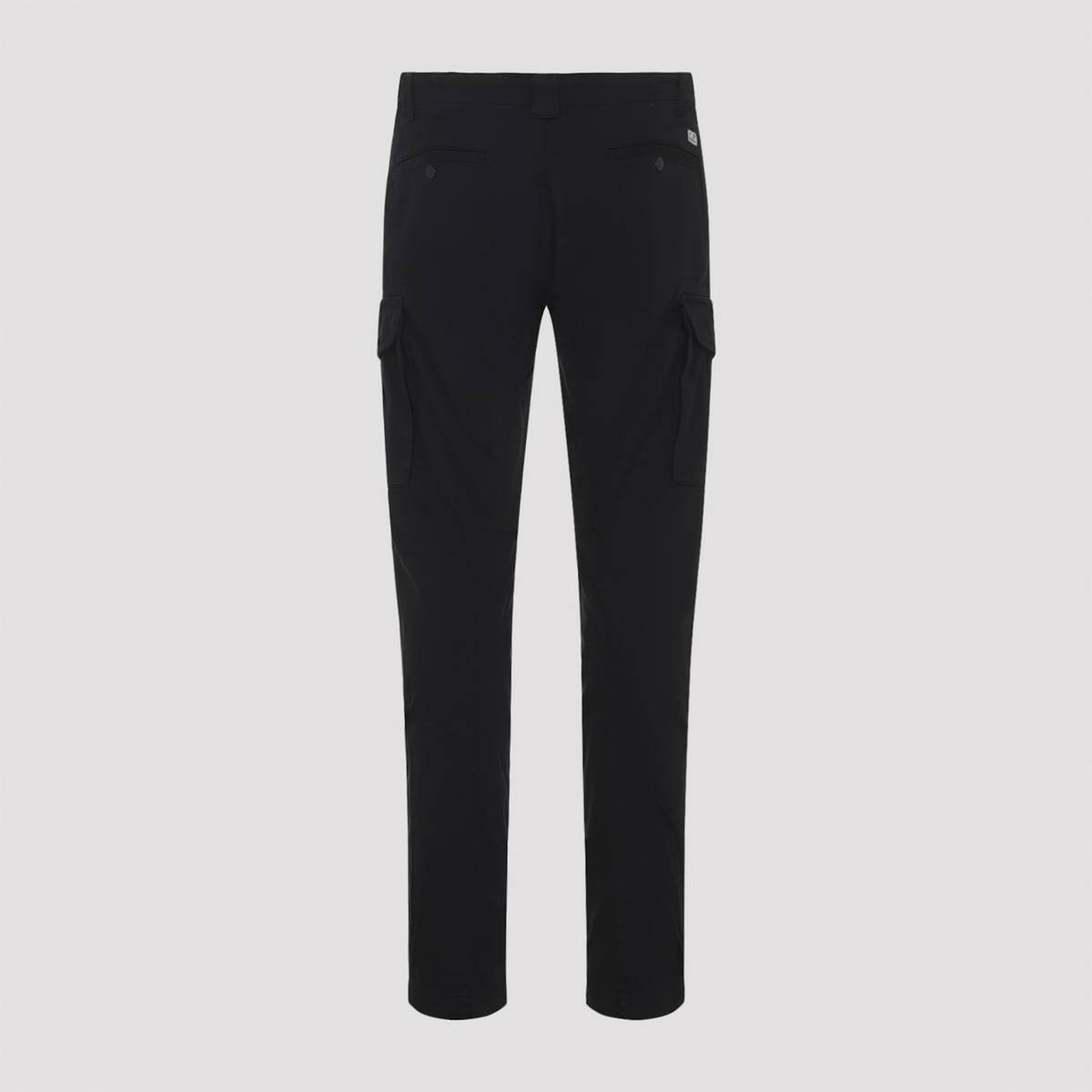 C.P. Company Stretch Sateen Ergonomic Cargo Pants - Black - Image 4 of 5