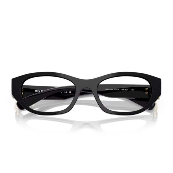 MIU MIU 0MU 03WV 16K1O1 Glasses - Nero