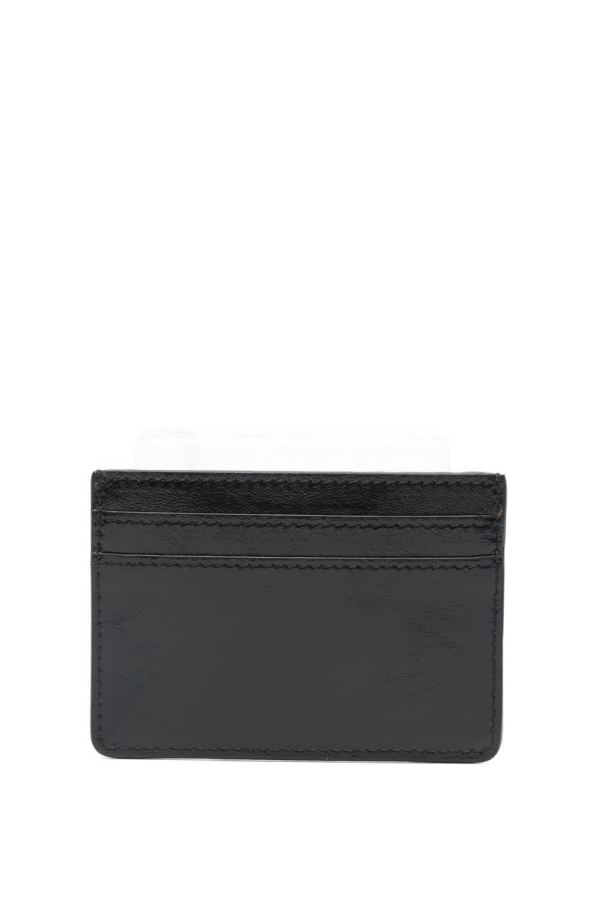 MARINE SERRE Small Leather Goods Wallet - Black