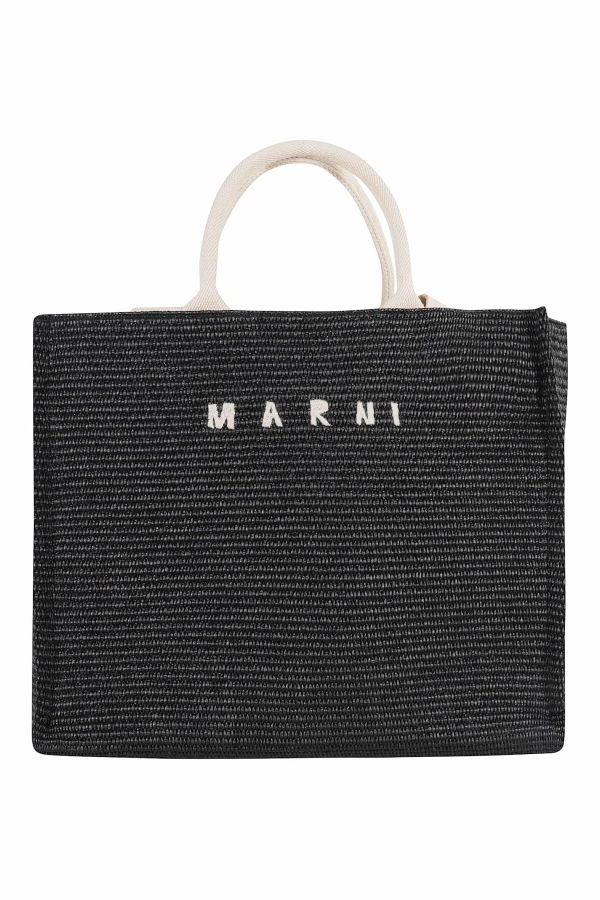 Marni Shopping Bag Shoulder Bag - Black