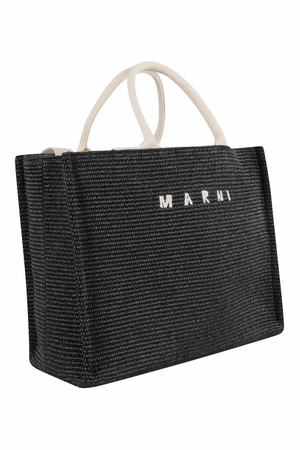 Marni Shopping Bag Shoulder Bag - Black