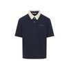 Marni Cotton Polo - Blublack - Thumbnail 2