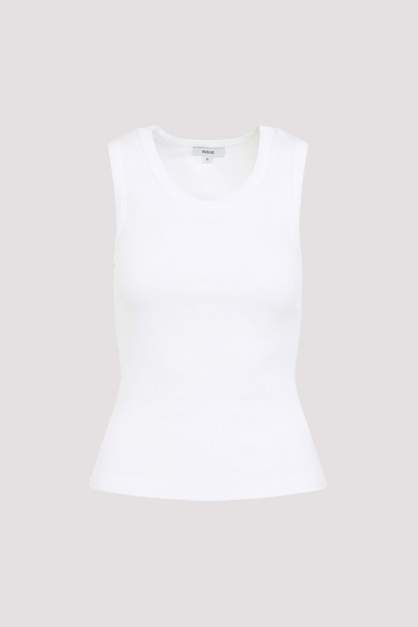 AGOLDE Poppy Tank Top - White