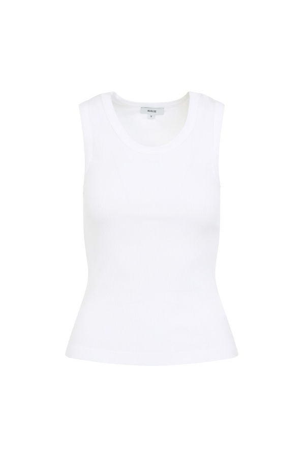 AGOLDE Poppy Tank Top - White