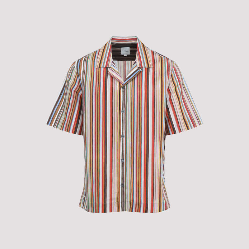 PAUL SMITH Short Sleeves Regular Fit Shirt - Multi