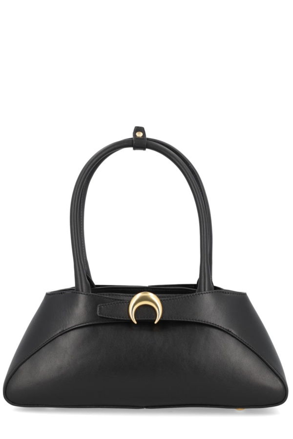 MARINE SERRE Aurora Baguette Bag - Black