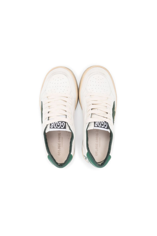 KIDS Golden Goose Ball Star Sneakers - White