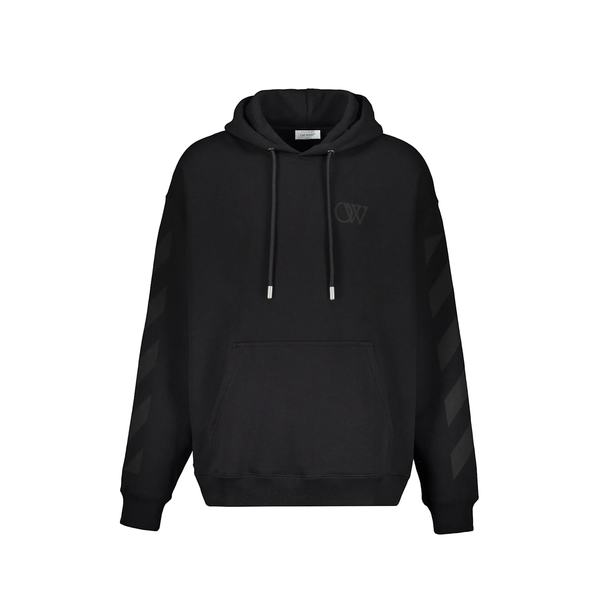 Off-White Hooded Sweatshirt - Black