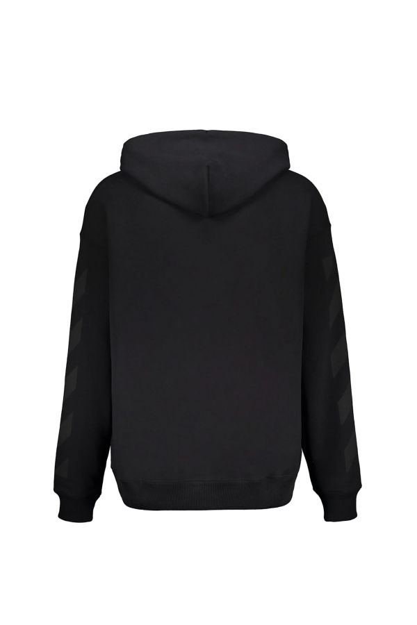 Off-White Hooded Sweatshirt - Black