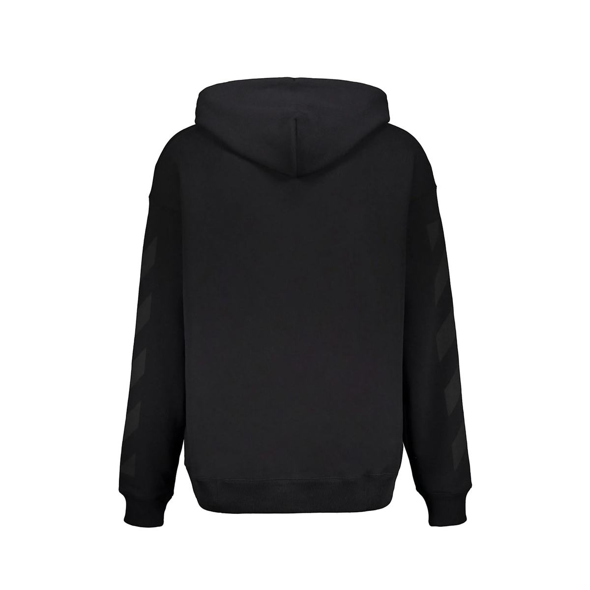 Off-White Hooded Sweatshirt - Black - Image 2 of 2