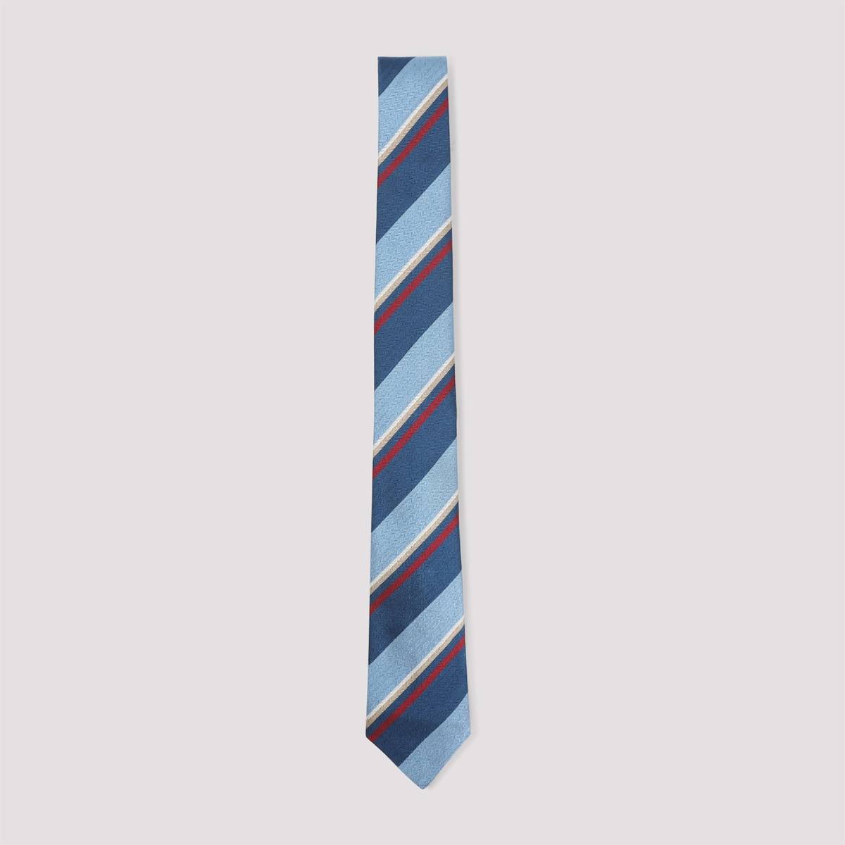 PAUL SMITH Horiz Stripe Tie - Blue - Image 1 of 4