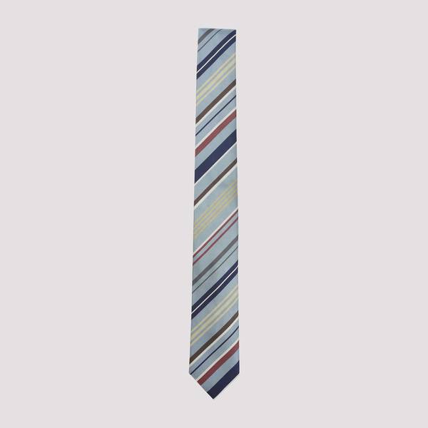 PAUL SMITH Reg Stripe Tie - Blue