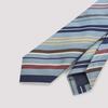 PAUL SMITH Reg Stripe Tie - Blue - Thumbnail 4