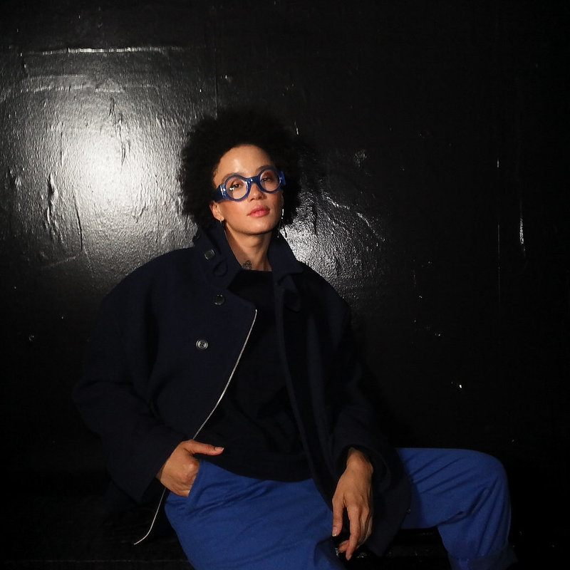 UNISEX Henrik Vibskov Vladi Jacket - Blue Wool | Garmentory