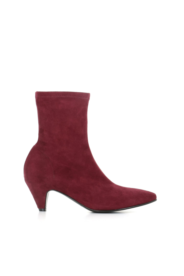 Del Carlo 12018 Ankle Boots - Burgundy