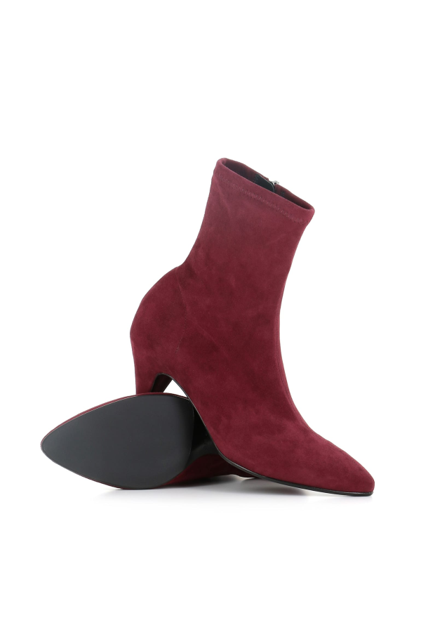 Del Carlo 12018 Ankle Boots - Burgundy