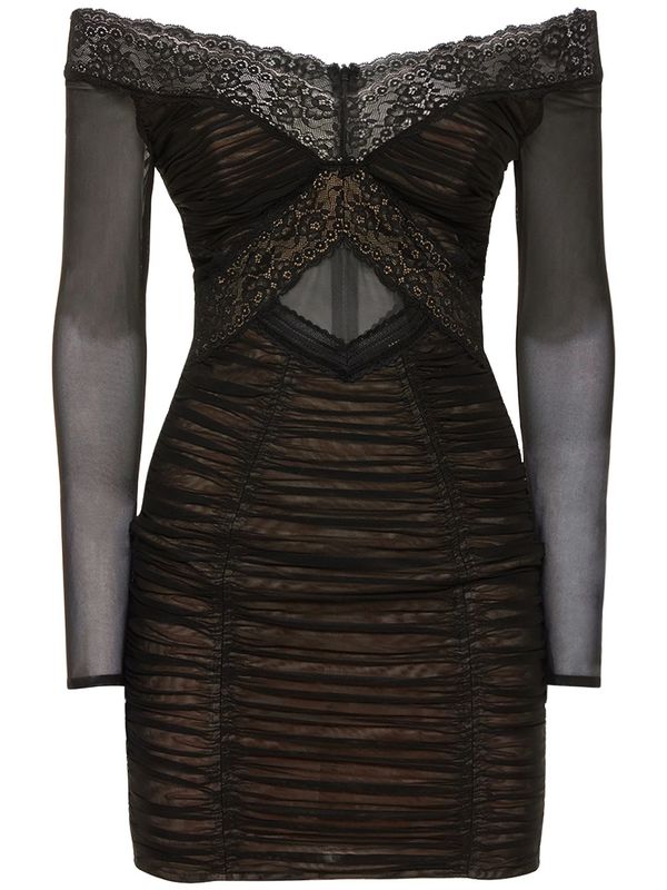 sachin and babi light blue dress Black Lace Maxi Dress