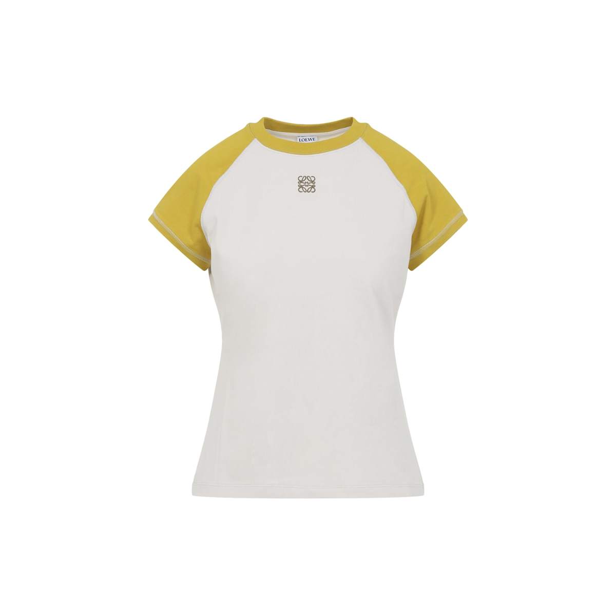 LOEWE Small Fit T-Shirt - Mustard Bronze - Image 2 of 5