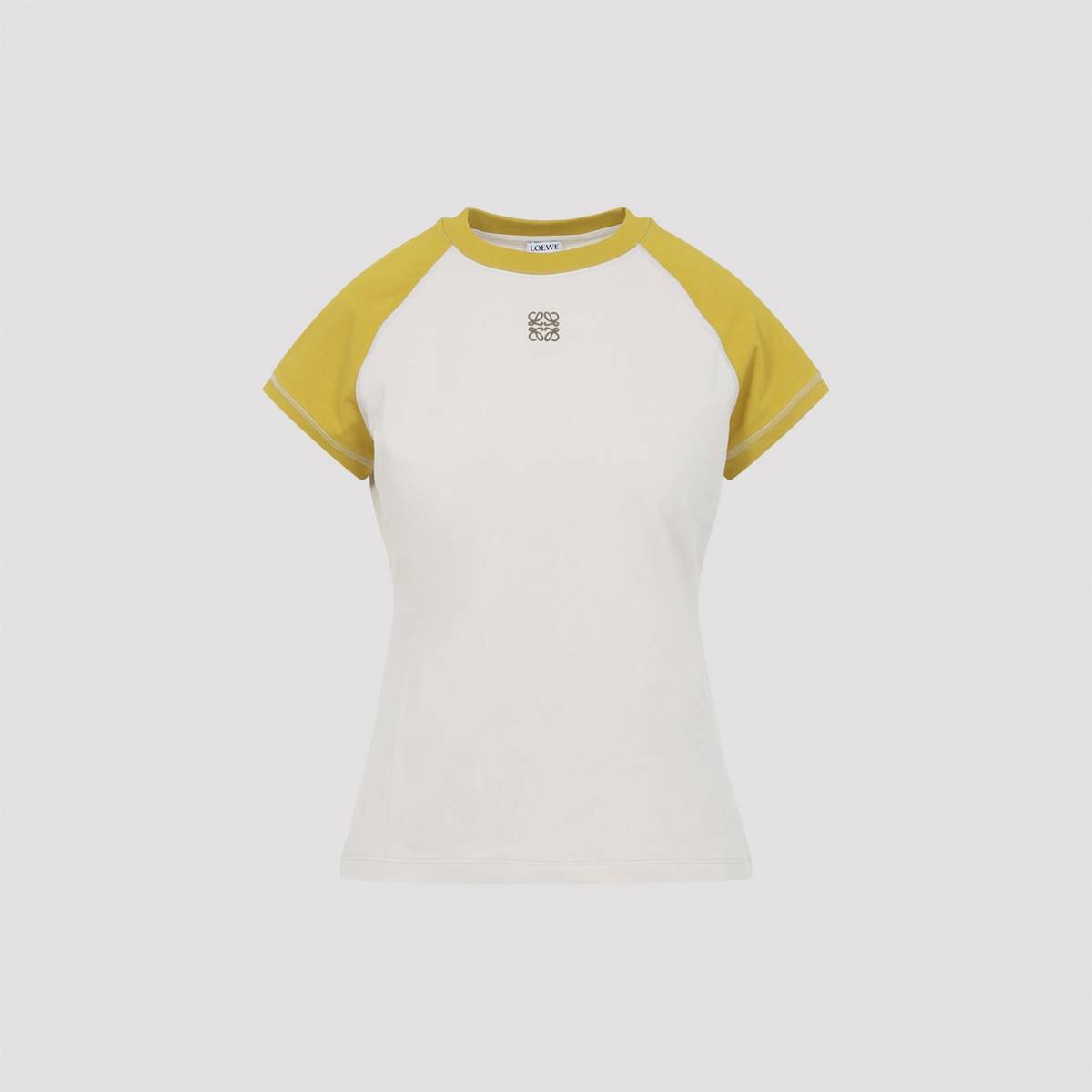 LOEWE Small Fit T-Shirt - Mustard Bronze - Image 3 of 5