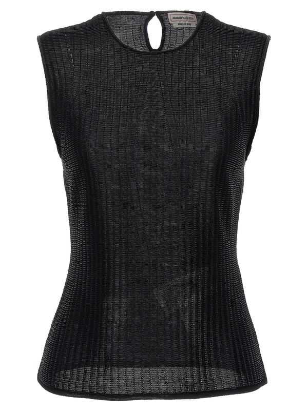 Alexander McQueen Armor Top - Black