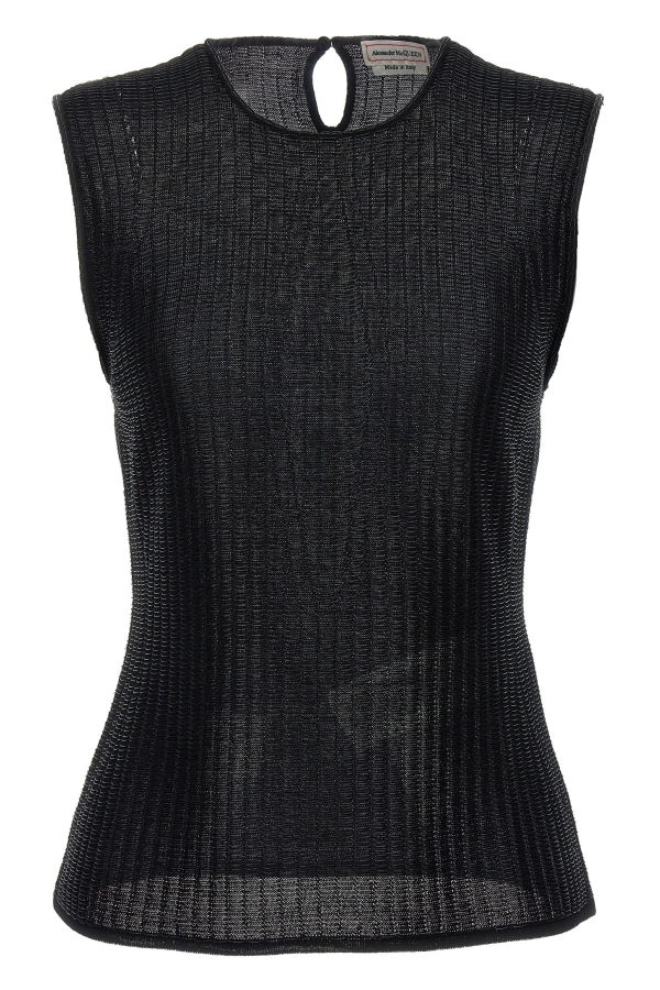 Alexander McQueen Armor Top - Black