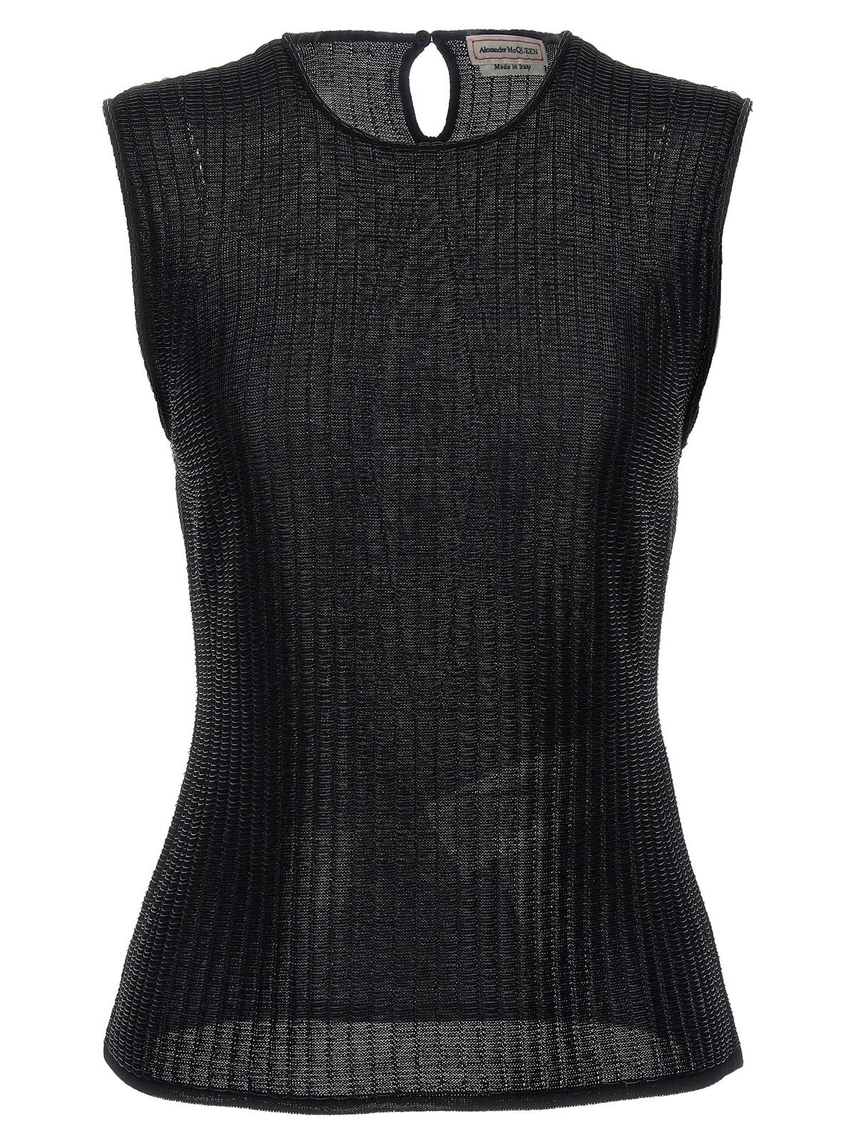 Alexander McQueen Armor Top - Black - Image 1 of 4