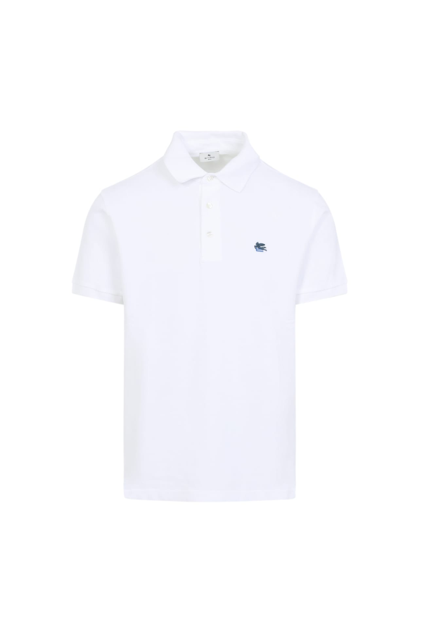 Etro Roma Plain Polo Shirt - White