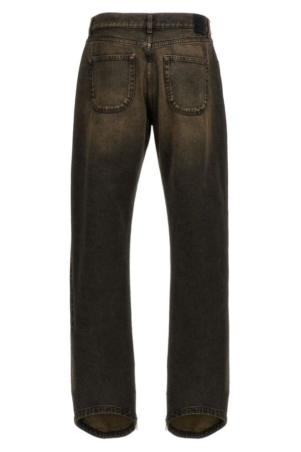 Off-White Relax Round Jeans - Gray