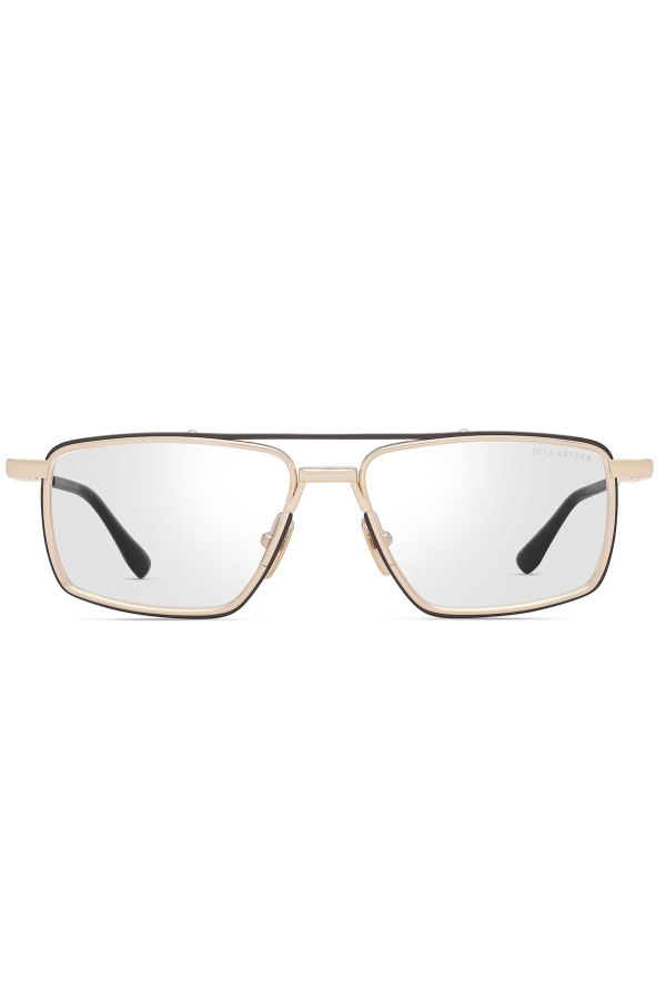 DITA Arteka Optical Glasses - Black Iron/White Gold