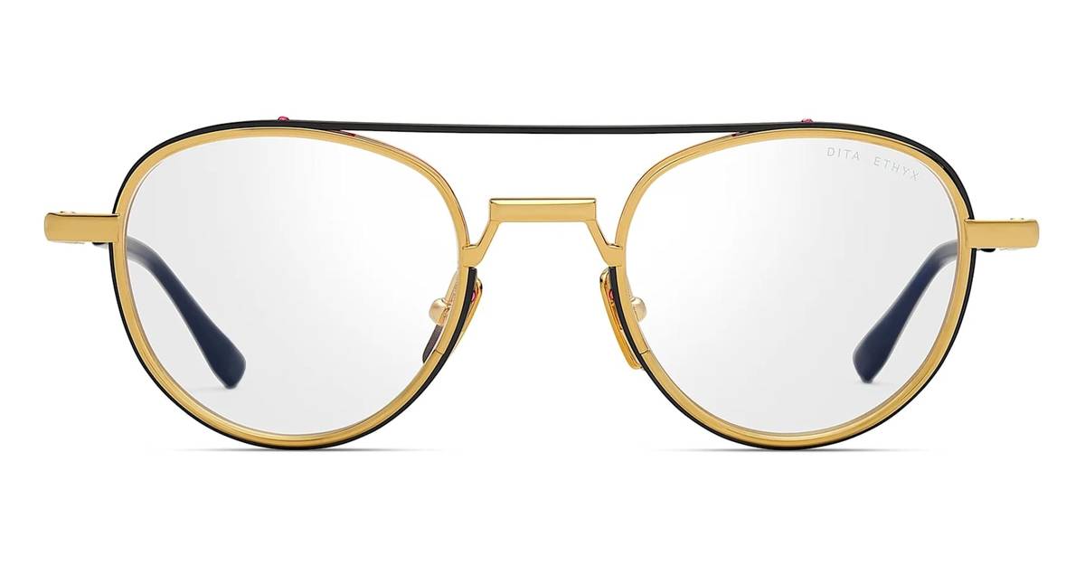 DITA Ethyx Rx Sunglasses - Black Iron/Yellow Gold - Image 1 of 3