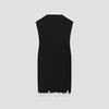 MM6 Maison Margiela Cotton Mini Dress - Black - Thumbnail 4