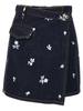 Lanvin All-over Embroidery Skirt - Blue - Thumbnail 1