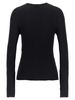 Lanvin Ribbed Sweater - Black - Thumbnail 2